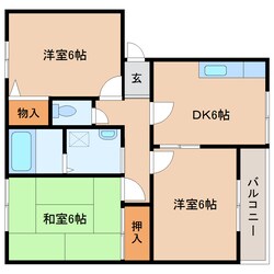 近鉄御所駅 徒歩17分 1階の物件間取画像